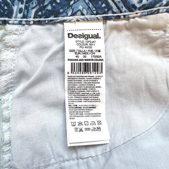 Desigual high rise skinny Exotic jeans - Picture 12 of 14